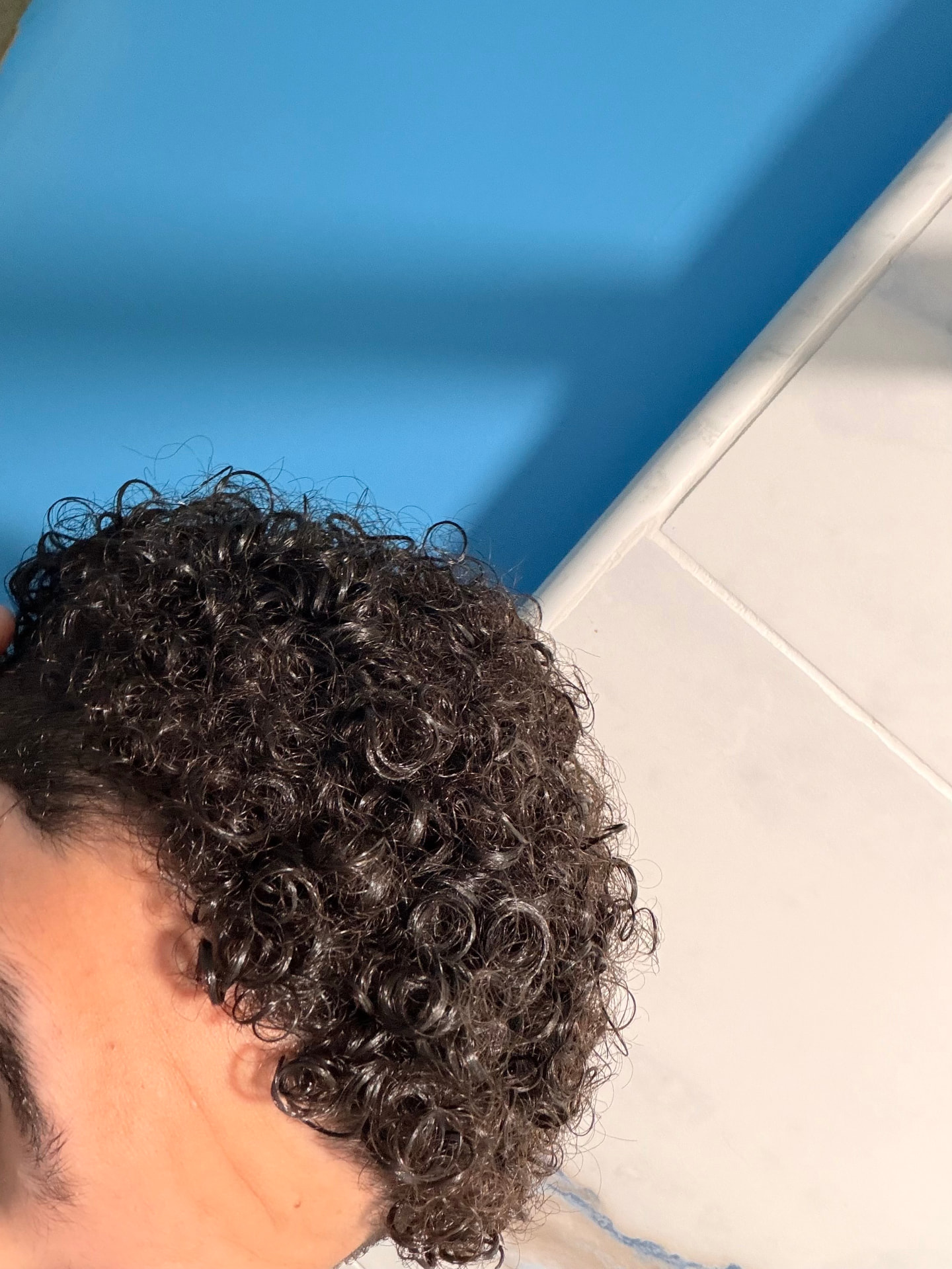 Samy's curls after using the Curl Nourishing Oil